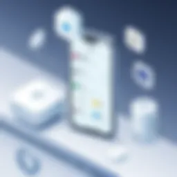 User interface showcasing the iSolved app features