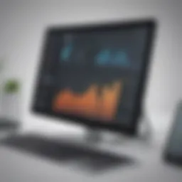 A digital dashboard displaying leave management metrics