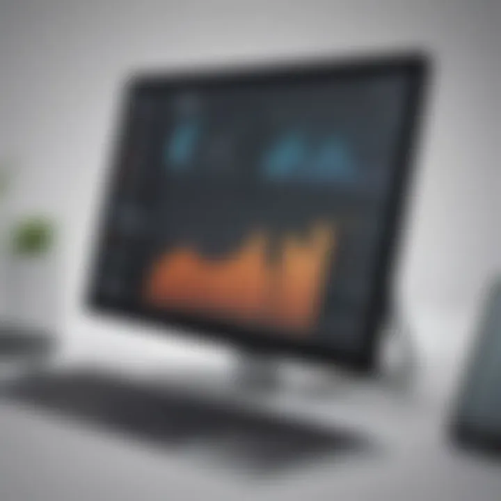 A digital dashboard displaying leave management metrics