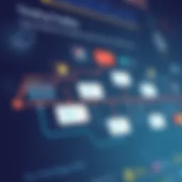 Visual representation of timeline functionalities