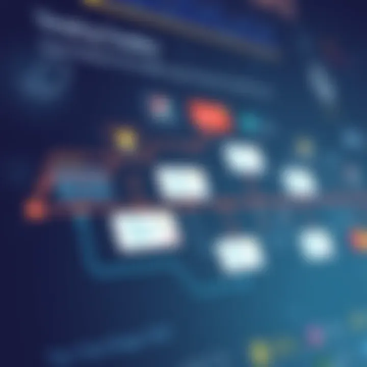 Visual representation of timeline functionalities