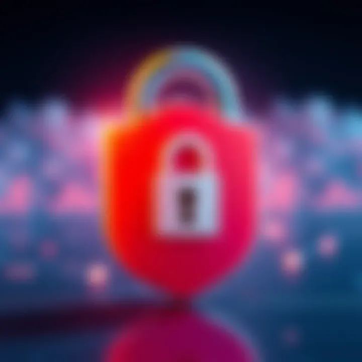 Security Measures in Gotomeeting Secure login padlock symbol representing Gotomeeting's security measures