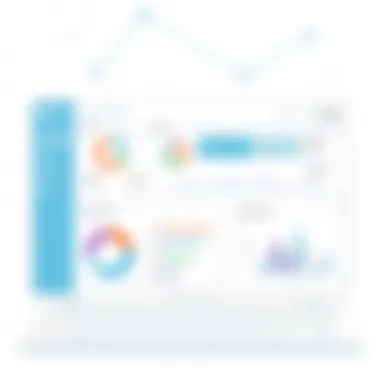 Interface of a private practice software showcasing dashboard functionalities