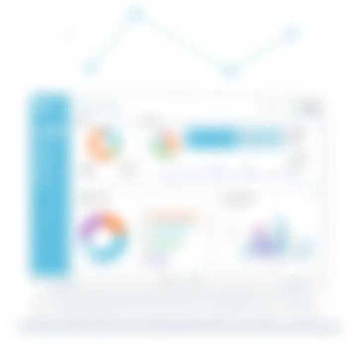 Interface of a private practice software showcasing dashboard functionalities