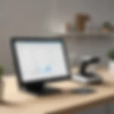 Overview of Square POS Online Store Interface A sleek overview of the Square POS online store interface