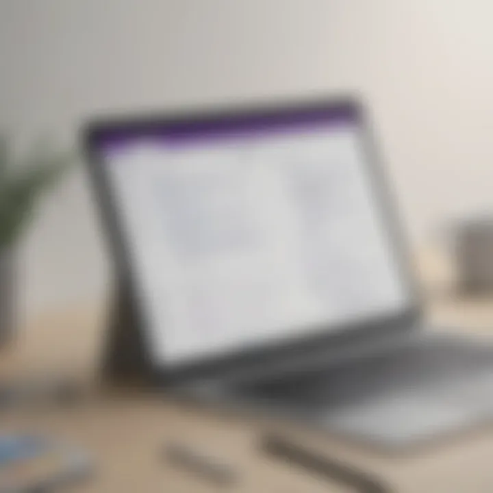 Side-by-side comparison of OneNote and Confluence features