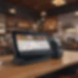 Overview of open source POS interface in a restaurant setting