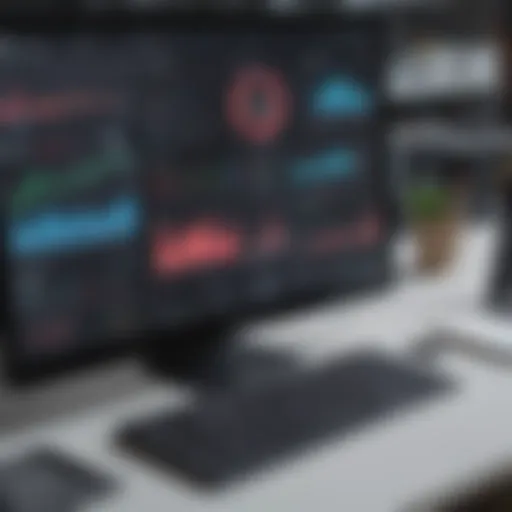 A sophisticated retail dashboard showcasing sales analytics and performance metrics.