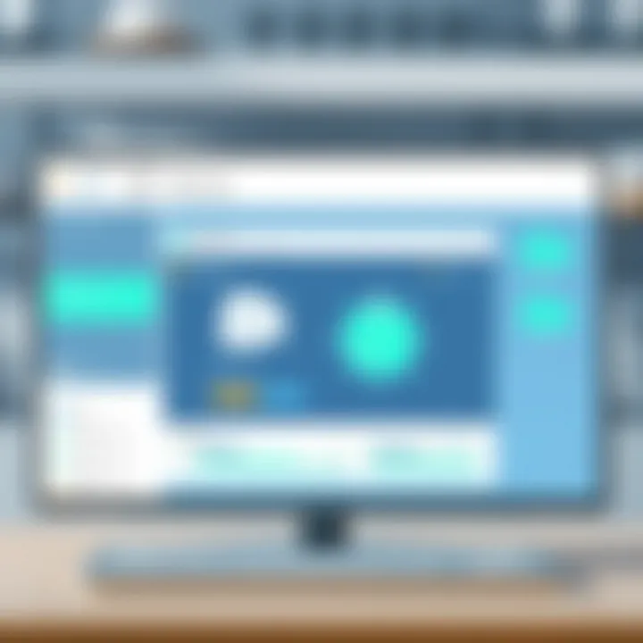 Screenshot showcasing user interface of recovery software