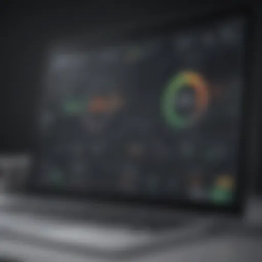 Dynamic dashboard showcasing employee engagement metrics