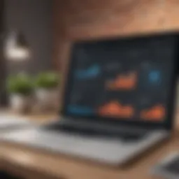 A sophisticated dashboard showcasing real estate property management analytics
