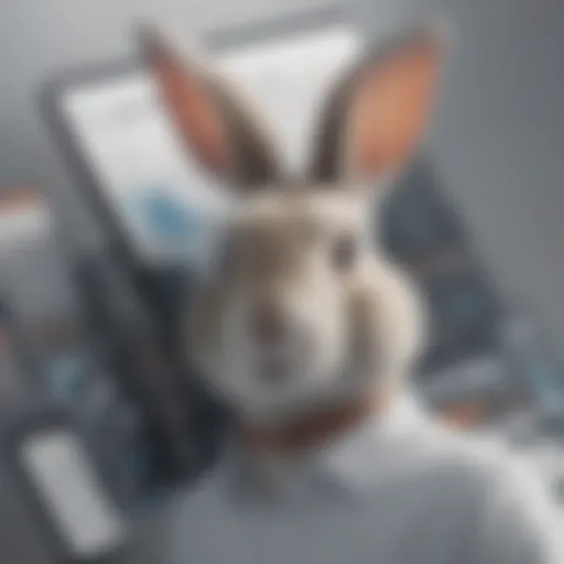 An overview of Sales Rabbit app features