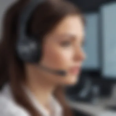 Customer Support Features Offered by Simvoly Illustrating customer support options for Simvoly