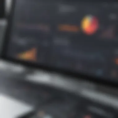 Measuring Success Through Analytics Increased engagement metrics on a digital dashboard