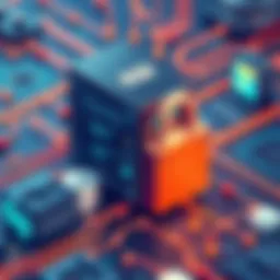 Visual representation of Thycotic Server enhancing security protocols