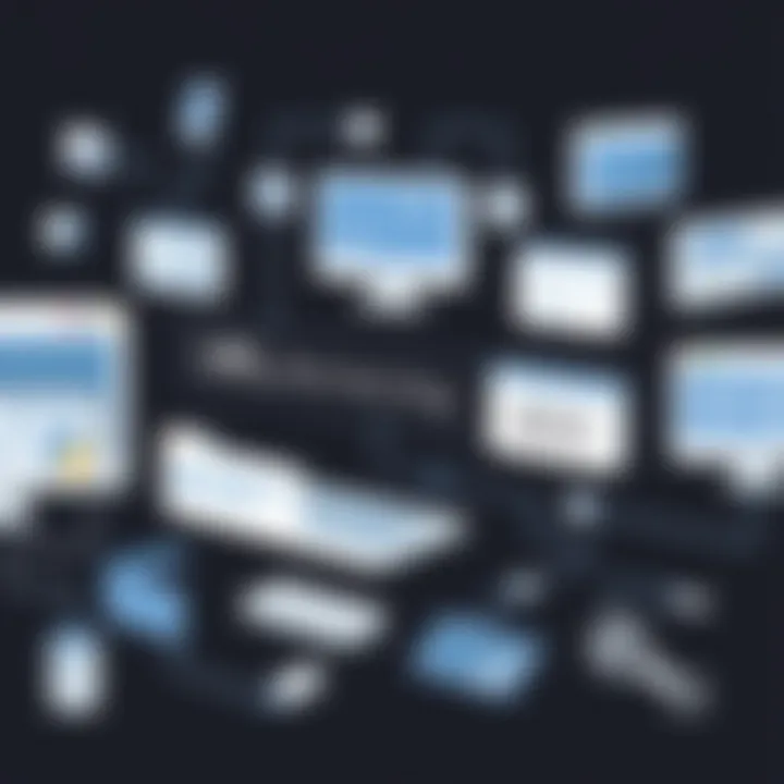 An illustration of various URL shortening tools