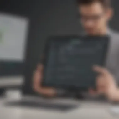 Evaluating Trustpilot Subscription Options Business owner analyzing Trustpilot subscription options