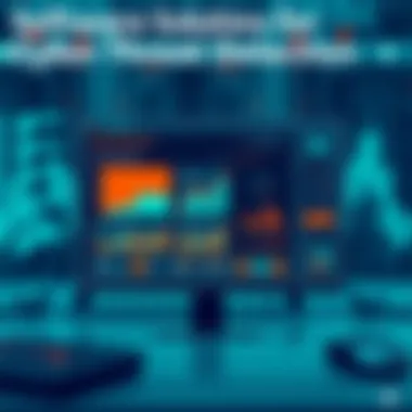 Software Solutions for Cyber Threat Detection A software interface displaying threat detection metrics