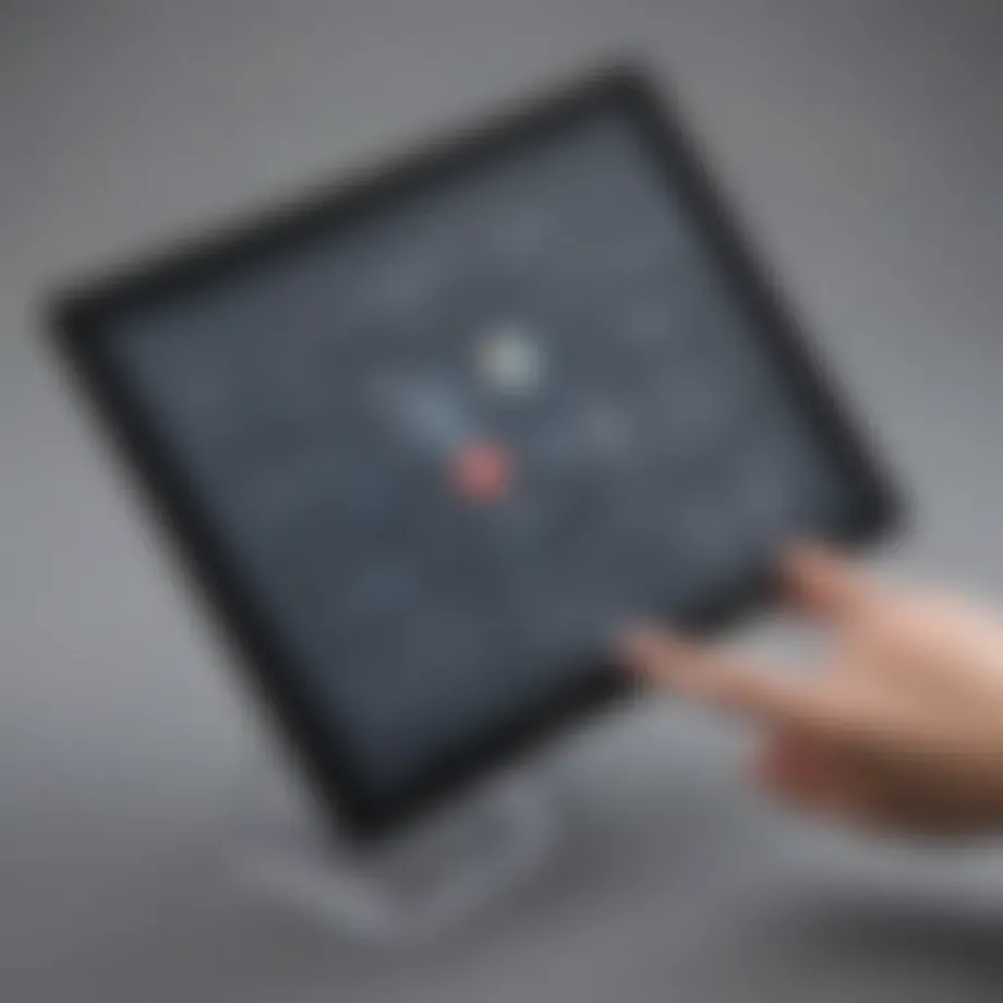 Visual representation of EdApp's user interface showcasing its interactive features.
