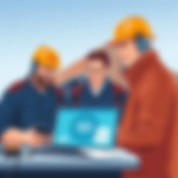 Optimizing Logistics Operations with ELD Successful logistics team optimizing operations with ELD insights