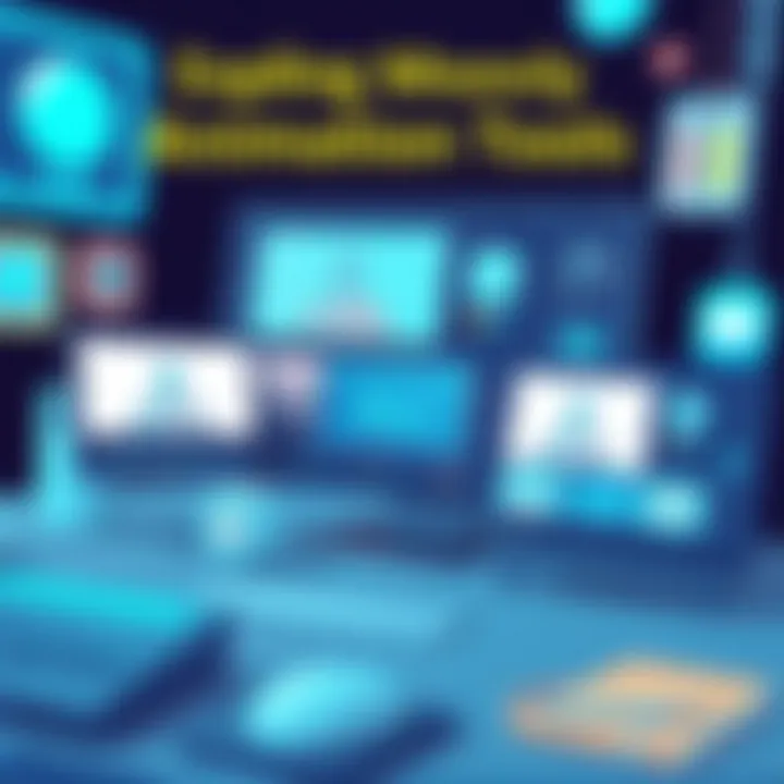 An illustrative representation of Moovly's animation tools