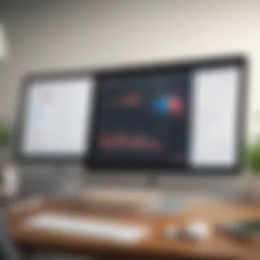Sophisticated Mortgage Software Dashboard A sophisticated dashboard showcasing mortgage software analytics