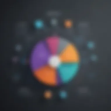 Chart illustrating budget allocation for software solutions