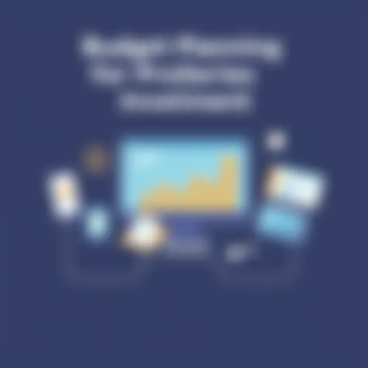 Infographic on budget planning for software investments