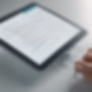 A modern digital interface displaying electronic signatures in action