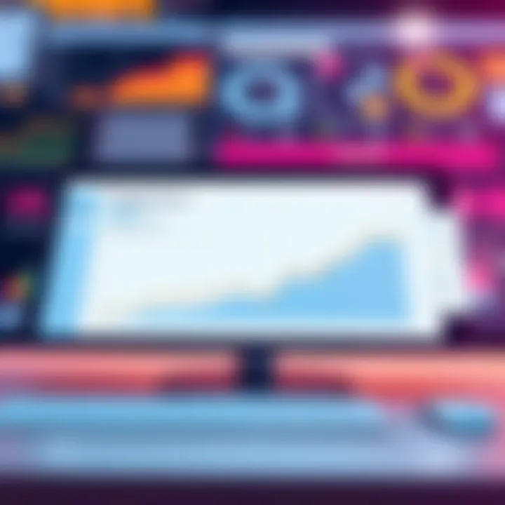 Graph depicting engagement metrics