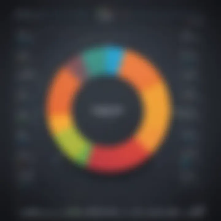 Chart illustrating performance metrics of advertising campaigns