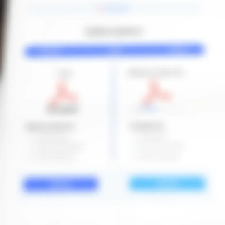 Comparison of subscription options for Adobe Acrobat Pro