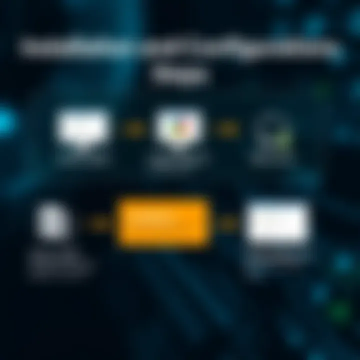 Installation and Configuration Steps Diagram of installation and configuration steps for Toad for SQL Server